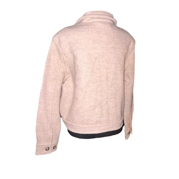 NWT🤍🤎Hunter Cream Wool Jacket - Picture 8 of 10